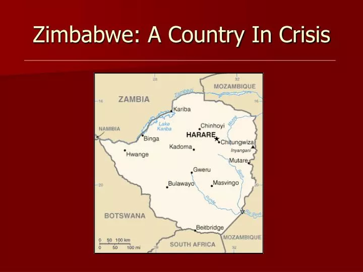 zimbabwe a country in crisis