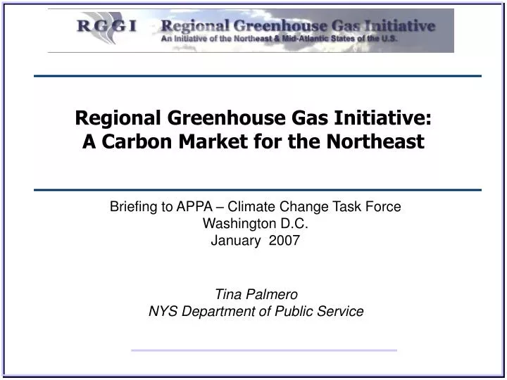 regional greenhouse gas initiative a carbon market for the northeast
