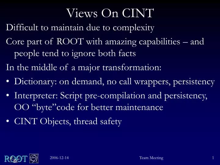 views on cint