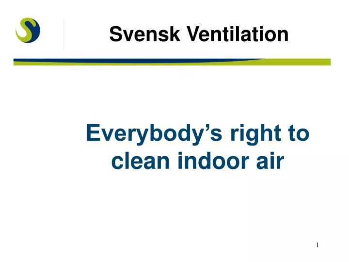 svensk ventilation