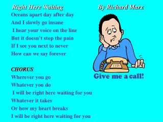 Right Here Waiting By Richard Marx