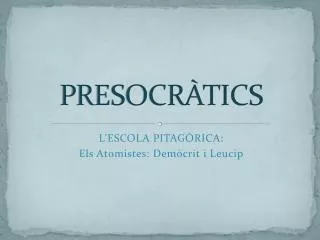 presocr tics