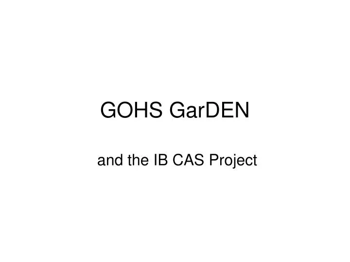 gohs garden