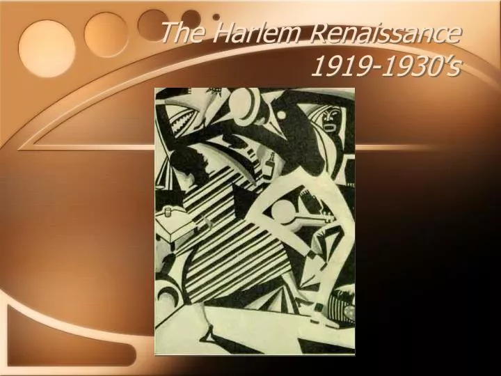 the harlem renaissance 1919 1930 s