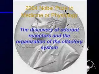 2004 Nobel Prize in Medicine or Physiology