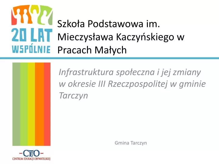 szko a podstawowa im mieczys awa kaczy skiego w pracach ma ych