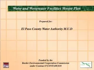 Water and Wastewater Facilities Master Plan