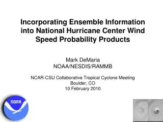 Incorporating Ensemble Information into National Hurricane Center Wind Speed Probability Products