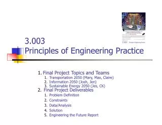 Principles of Engineering Practice