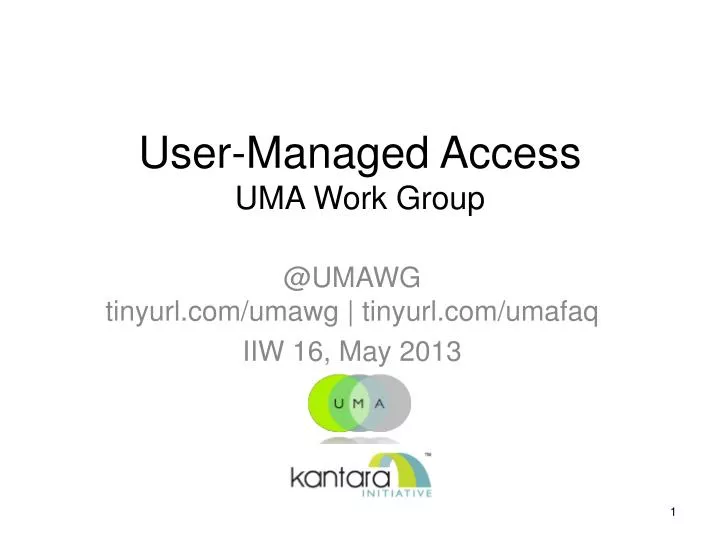user managed access uma work group