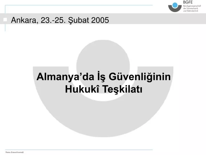 almanya da g venli inin hukuk te ki l at