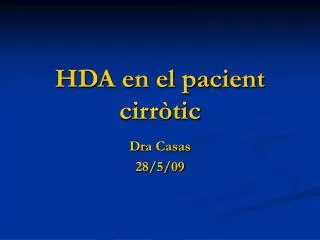 hda en el pacient cirr tic