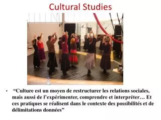 cultural studies