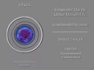 Graywater Use by Urban Households: a sustainability issue