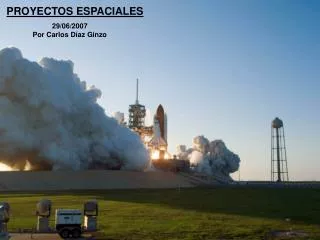 proyectos espaciales