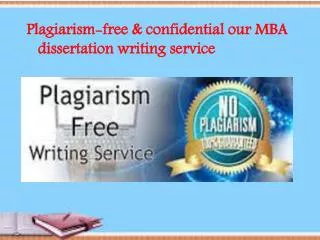 Plagiarism-free dissertation writing service