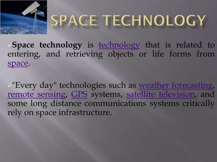 space t echnology