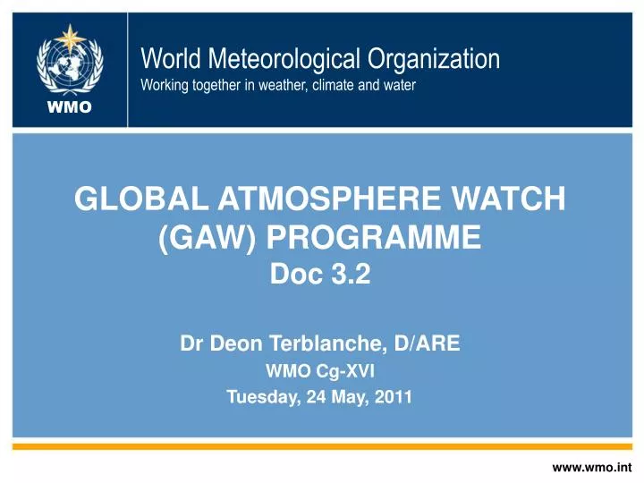 world meteorological organization working together in weather climate and water