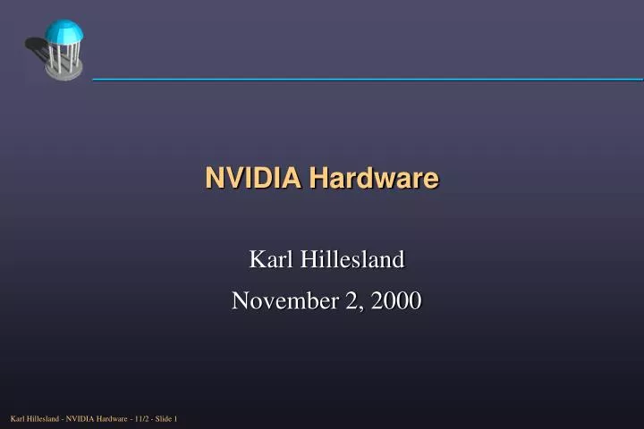 nvidia hardware