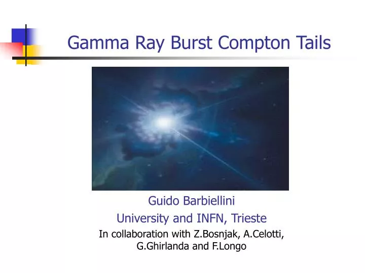 gamma ray burst compton tails