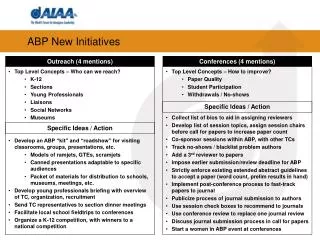 ABP New Initiatives