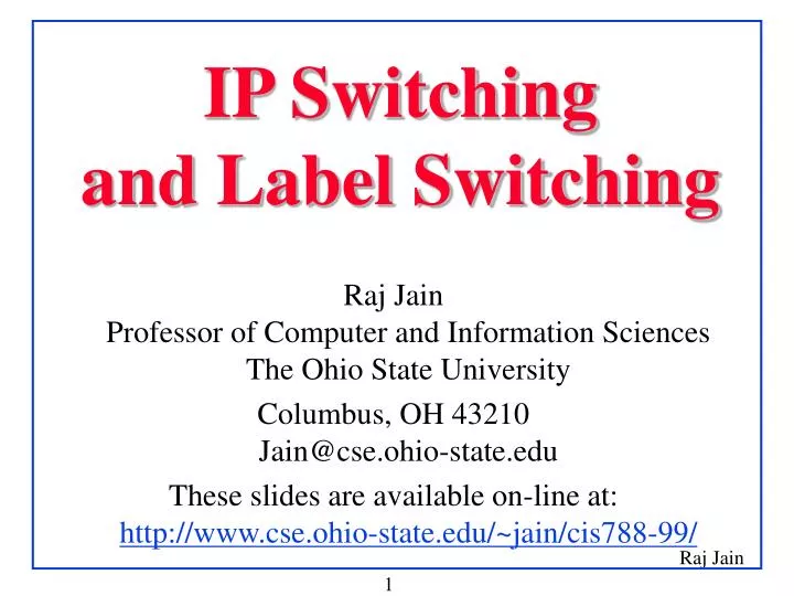 ip switching and label switching