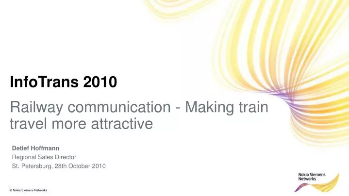 railway communication making train travel more attractive