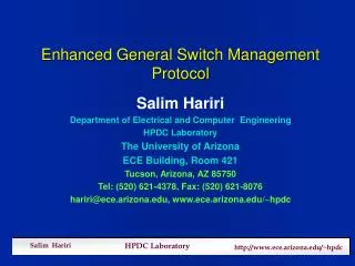 Enhanced General Switch Management Protocol