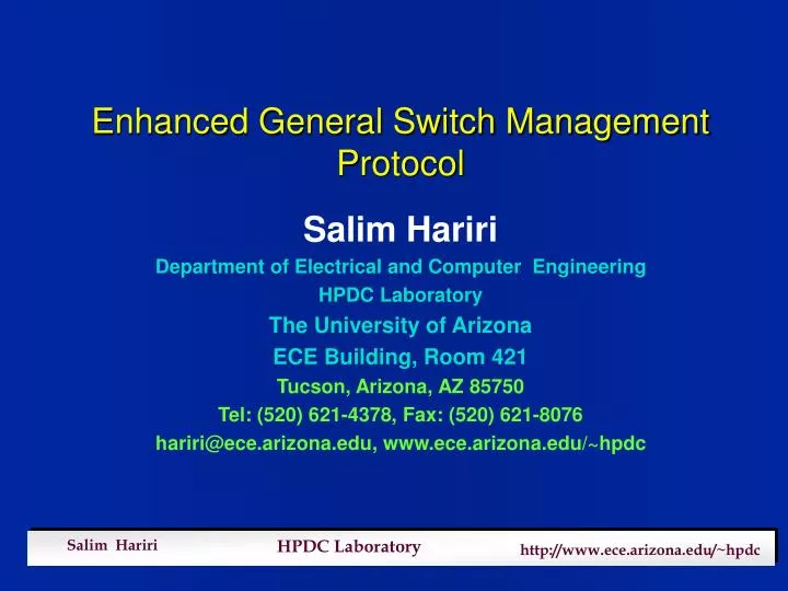 enhanced general switch management protocol