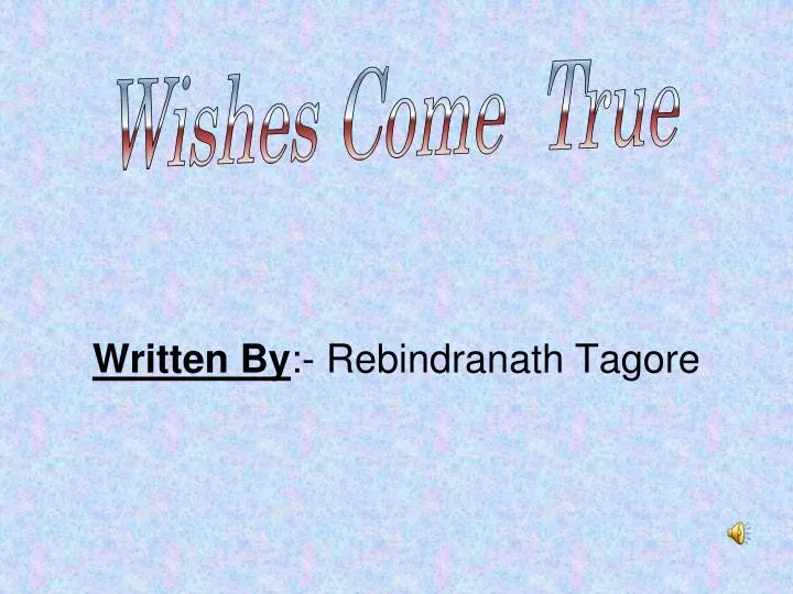 written by rebindranath tagore