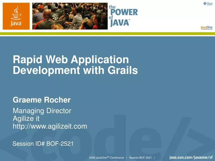 rapid web application development with grails