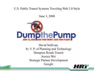 U.S. Public Transit Systems Traveling Web 2.0 Style June 3, 2008