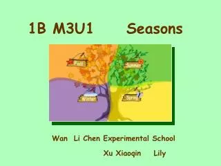 B M3U1 Seasons