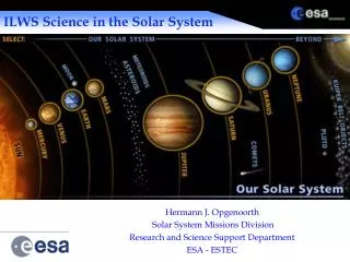 ILWS Science in the Solar System