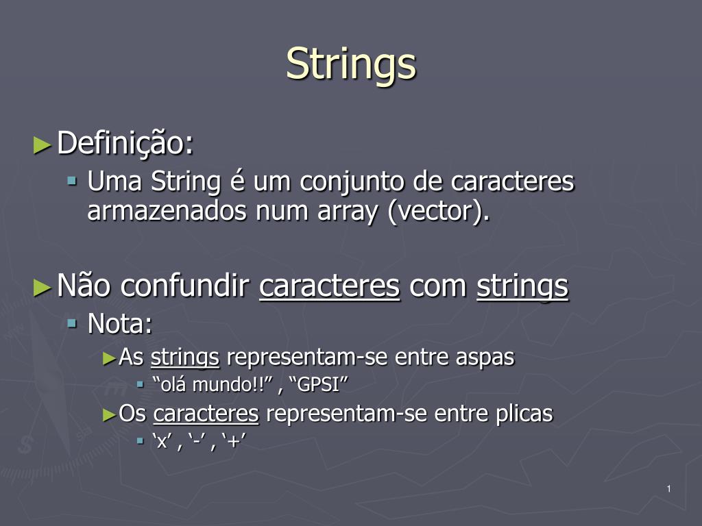 PPT - Strings PowerPoint Presentation, free download - ID:4153614
