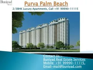Purva Palm Beach - Apartment for sale in Bangalore