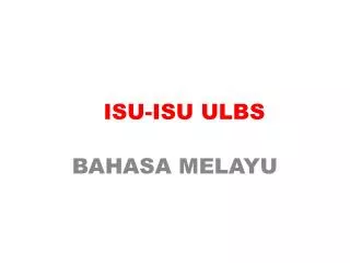 isu isu ulbs