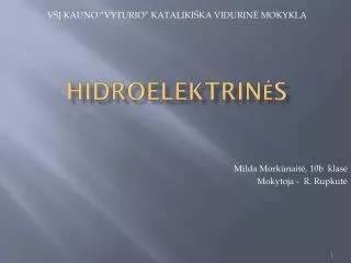 hidroelektrin s