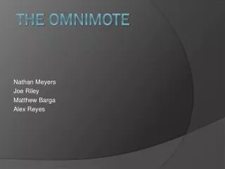 The OmniMote