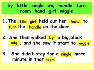 by little single wig handle turn room hand girl wiggle