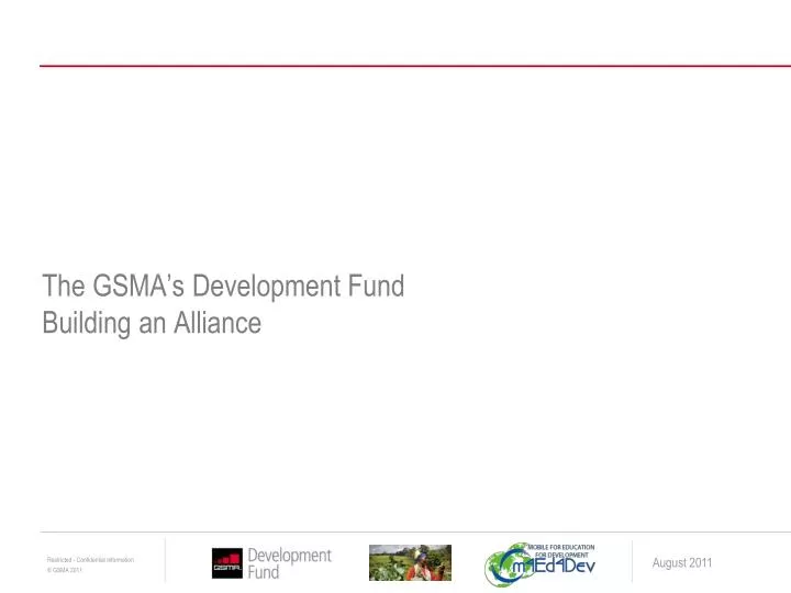 the gsma s development fund building an alliance