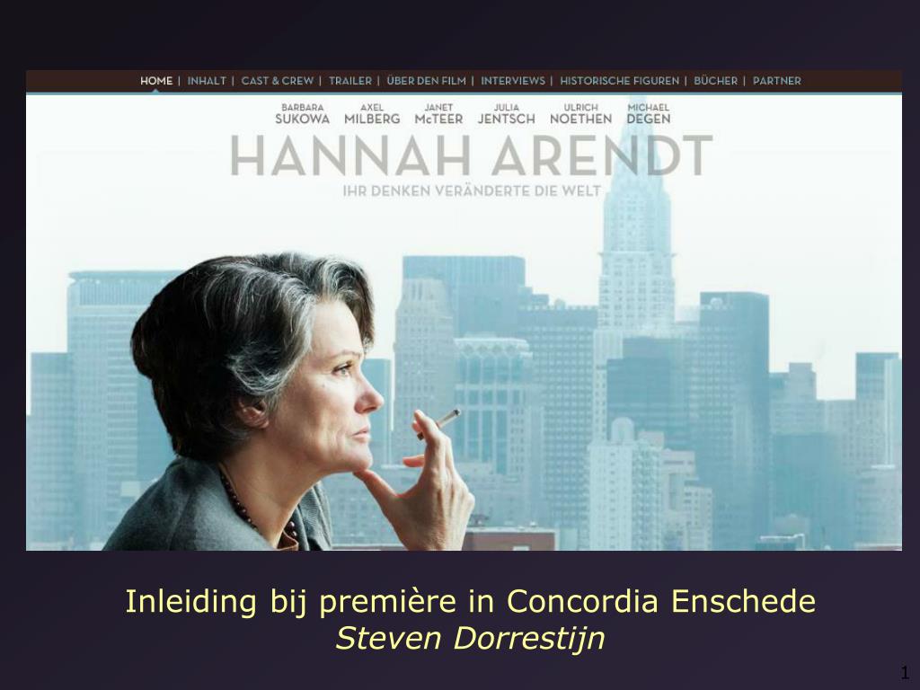 PPT - Hannah Arendt PowerPoint Presentation, free download - ID:4153928