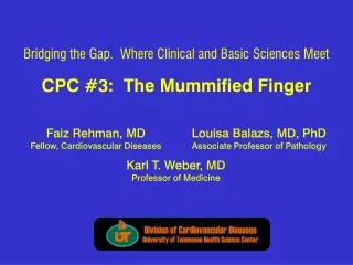 CPC #3: The Mummified Finger