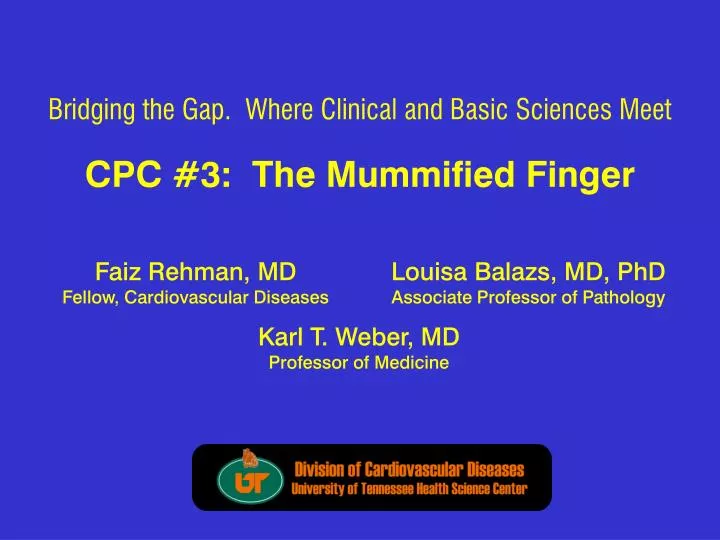 cpc 3 the mummified finger