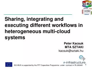 Sharing, integrating and executing different workflows in heterogeneous multi-cloud systems
