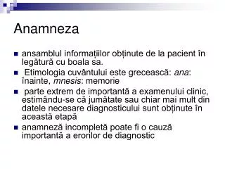 anamneza