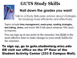 GUTS Study Skills