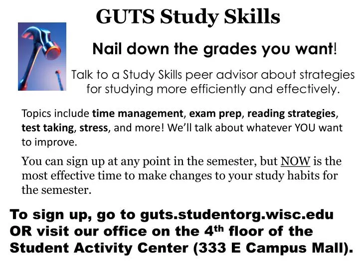 guts study skills