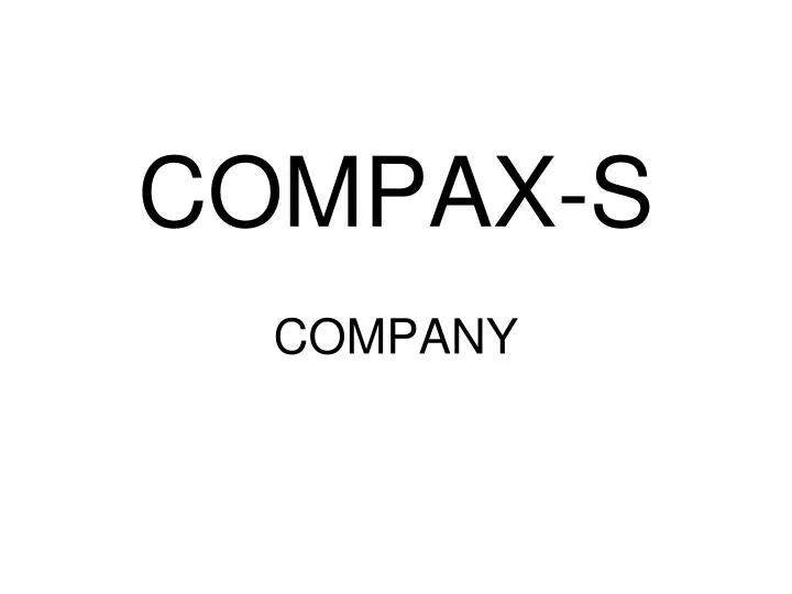 compax s company