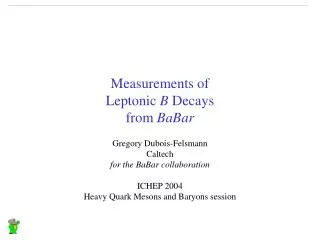 Measurements of Leptonic B Decays from BaBar